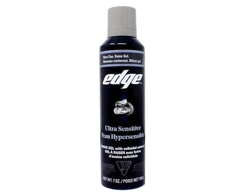 Edge Shave Gel Ultra Sensitive, Fragrance Free - 7 oz (Pack of 4) Avelisse