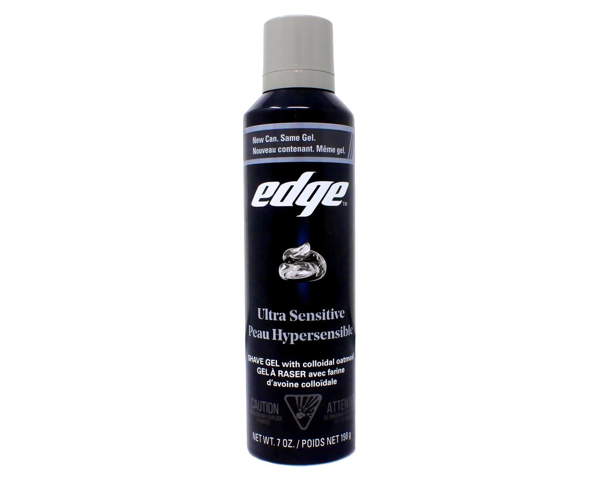 Edge Shave Gel Ultra Sensitive, Fragrance Free - 7 oz (Pack of 4) Avelisse