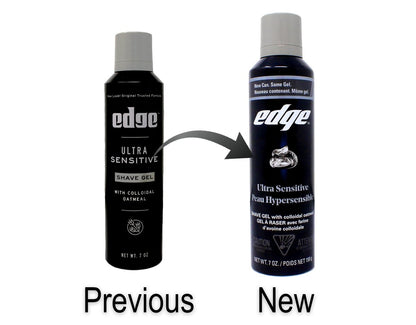 Edge Shave Gel Ultra Sensitive, Fragrance Free - 7 oz (Pack of 4) Avelisse
