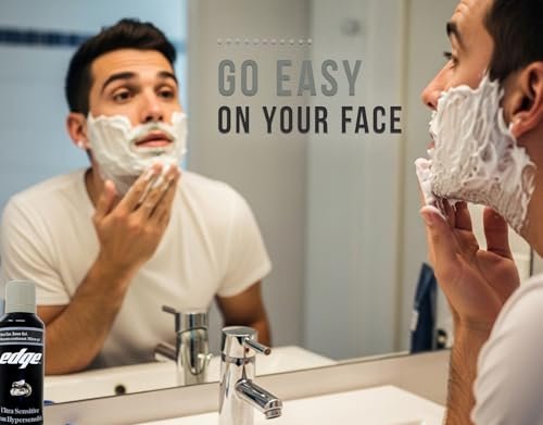 Edge Shave Gel Ultra Sensitive, Fragrance Free - 7 oz (Pack of 4) Avelisse
