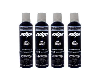 Edge Shave Gel Ultra Sensitive, Fragrance Free - 7 oz (Pack of 4) Avelisse