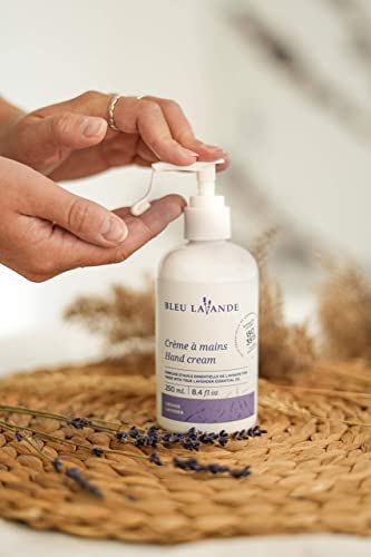 Bleu Lavande Natural Lavender Hand Cream – Premium True Lavender Essential Oil, Non-Greasy, Vegan & Cruelty-Free – 8.4 Fl Oz - görsel 4