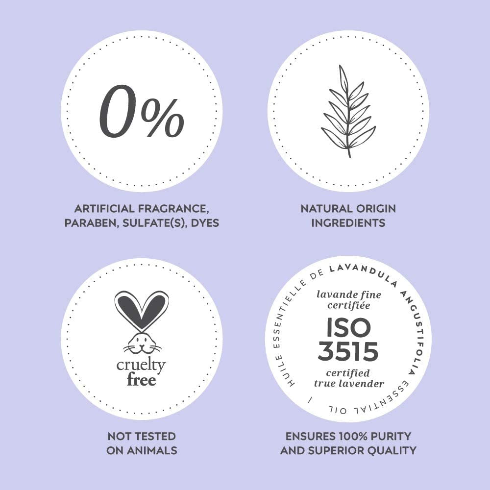 Bleu Lavande Natural Lavender Hand Cream – Premium True Lavender Essential Oil, Non-Greasy, Vegan & Cruelty-Free – 8.4 Fl Oz - görsel 13