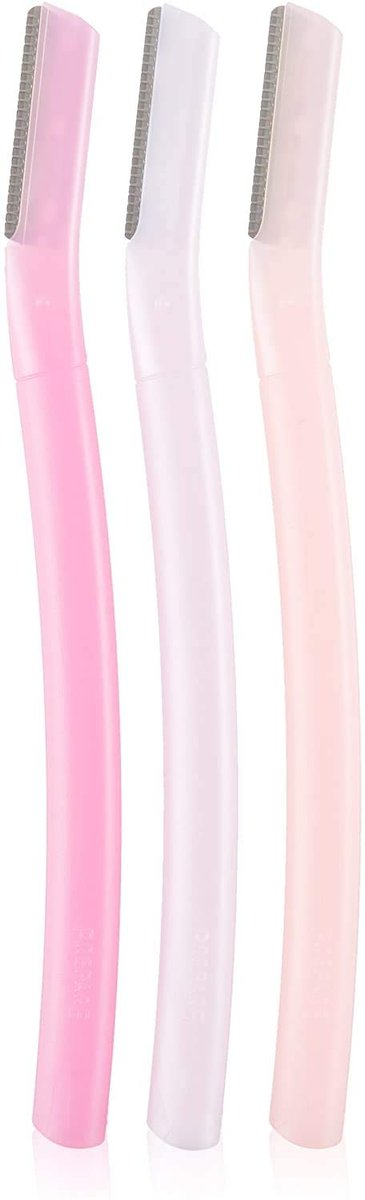 PREPARE finetoday Face Razor (3-Pack) – Pink, Resin Handle, Disposable Razors for Women & Men - görsel 7