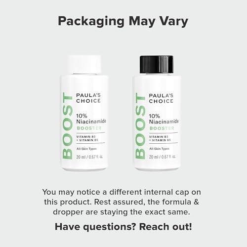 Paula's Choice BOOST 10% Niacinamide Face Serum Booster with Vitamin C & Licorice Extract – Pore Minimizer & Brightening Serum for All Skin Types, Fragrance-Free, 0.67 oz Avelisse