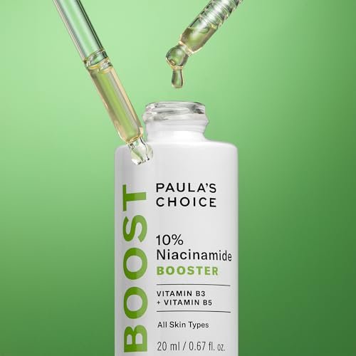 Paula's Choice BOOST 10% Niacinamide Face Serum Booster with Vitamin C & Licorice Extract – Pore Minimizer & Brightening Serum for All Skin Types, Fragrance-Free, 0.67 oz Avelisse