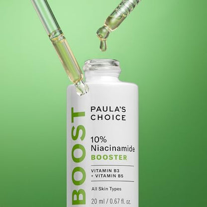 Paula's Choice BOOST 10% Niacinamide Face Serum Booster with Vitamin C & Licorice Extract – Pore Minimizer & Brightening Serum for All Skin Types, Fragrance-Free, 0.67 oz Avelisse
