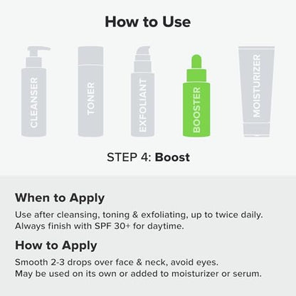 Paula's Choice BOOST 10% Niacinamide Face Serum Booster with Vitamin C & Licorice Extract – Pore Minimizer & Brightening Serum for All Skin Types, Fragrance-Free, 0.67 oz Avelisse