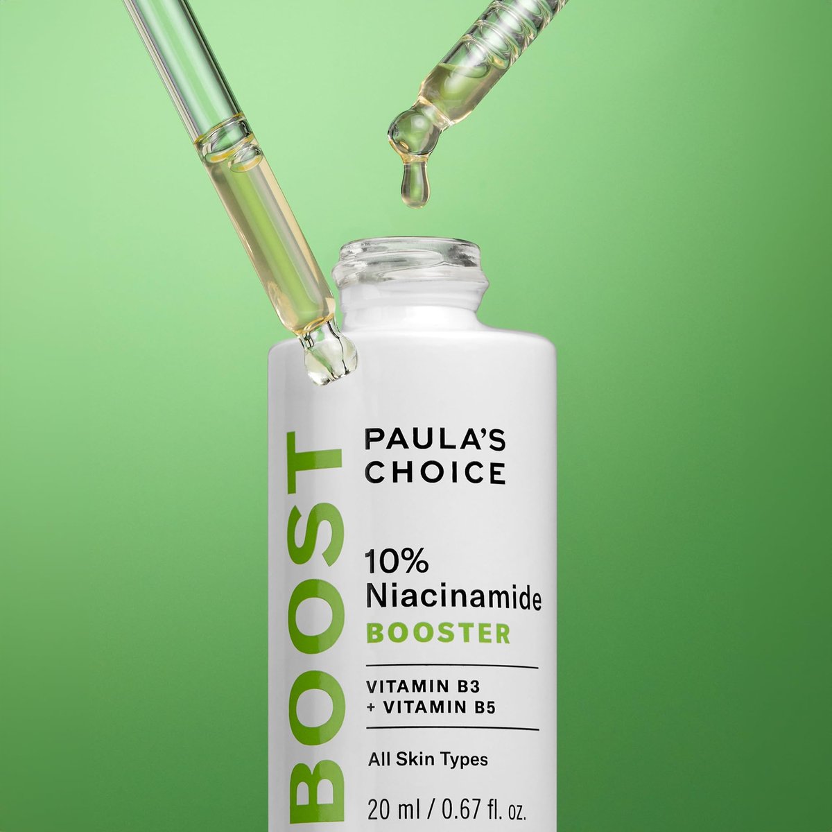Paula's Choice BOOST 10% Niacinamide Face Serum Booster with Vitamin C & Licorice Extract – Pore Minimizer & Brightening Serum for All Skin Types, Fragrance-Free, 0.67 oz Avelisse
