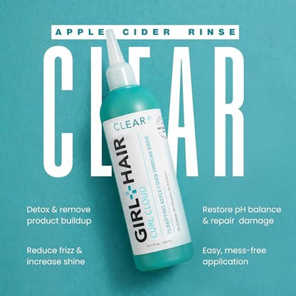 G+H CLEAR+ Apple Cider Vinegar Rinse – Clarifying Shampoo for Buildup, Dandruff & Itchiness – Sulfate & Paraben-Free – 10.1 Fl Oz Avelisse