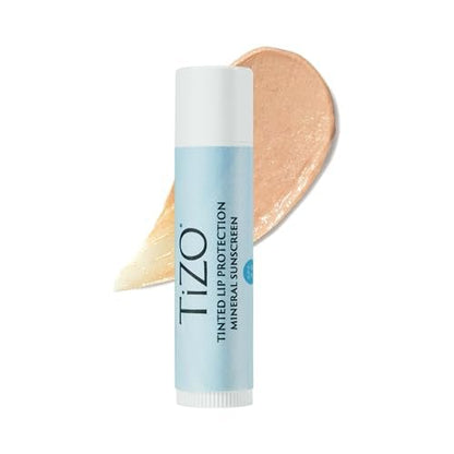 TiZO Lip Protection Tinted Broad Spectrum Sunscreen SPF 30+ | UVA/UVB Protection with Titanium Dioxide & Zinc Oxide | For All Skin Types