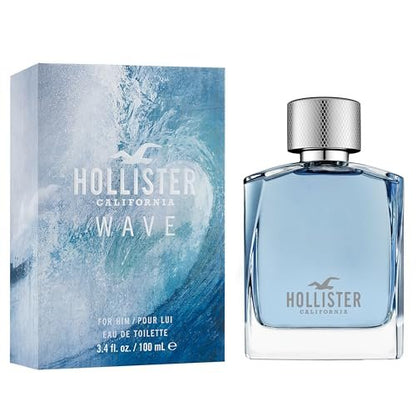 Hollister Wave Men Eau De Toilette, 3.4 oz - Fresh and Invigorating Fragrance Avelisse