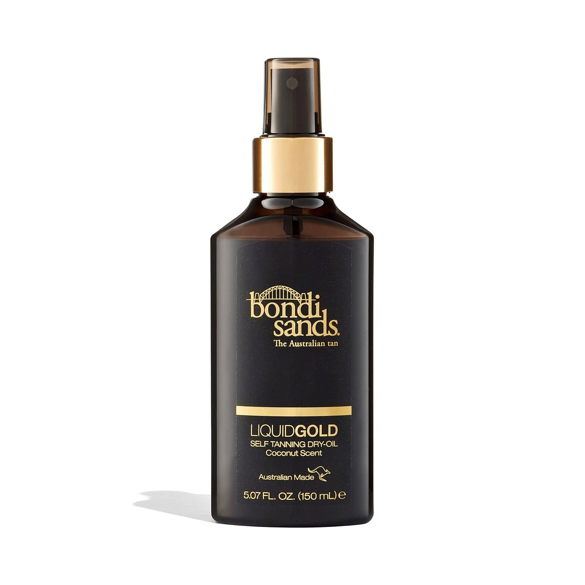 Bondi Sands Liquid Gold Self Tanning Dry Oil – Hydrating, Quick Drying, Natural Golden Look, 5.07 oz Avelisse