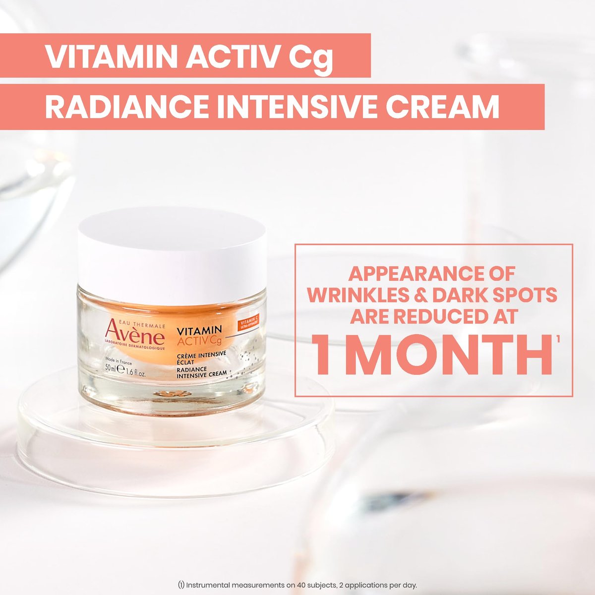 Avène Vitamin Activ Cg Radiance Intensive Cream – Brightening Face Moisturizer for Radiant Skin Avelisse