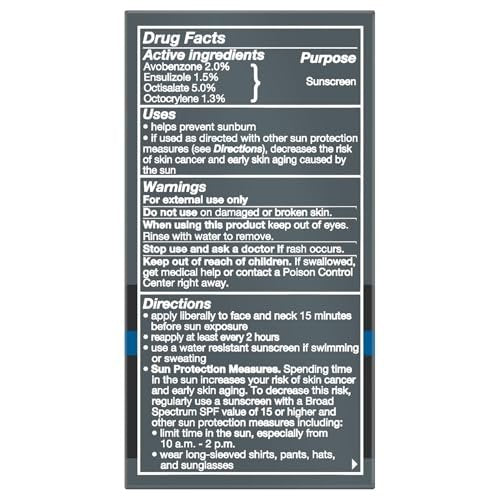 Dove Men+ Care Hydrating Face Lotion Sunscreen SPF 15+ 3-Pack – Advanced Protection for Dry Skin, 1.69 Oz Each Avelisse