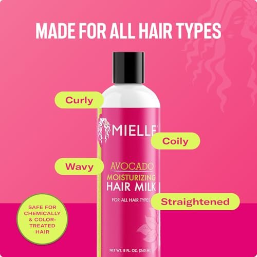 Mielle Organics Avocado Hair Milk - Moisturizing Lotion for Dry Hair, 8 oz - görsel 6