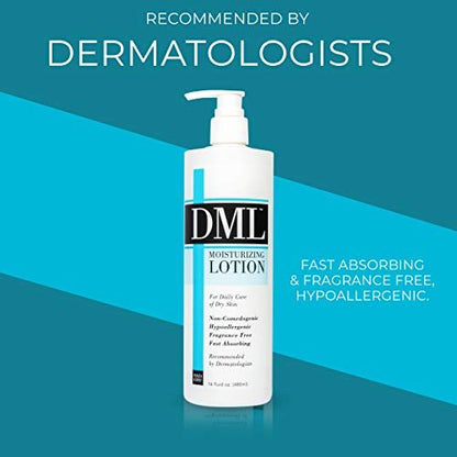 DML Moisturizing Lotion - 16 Fl Oz | Intense Hydration for Dry Skin Avelisse