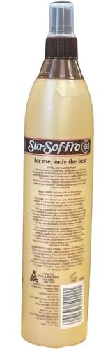 Sta Sof Fro Extra Dry Hair and Scalp Spray - 16 oz (500 mL) - Moisturizing Sheen Spray for Natural Hair Avelisse