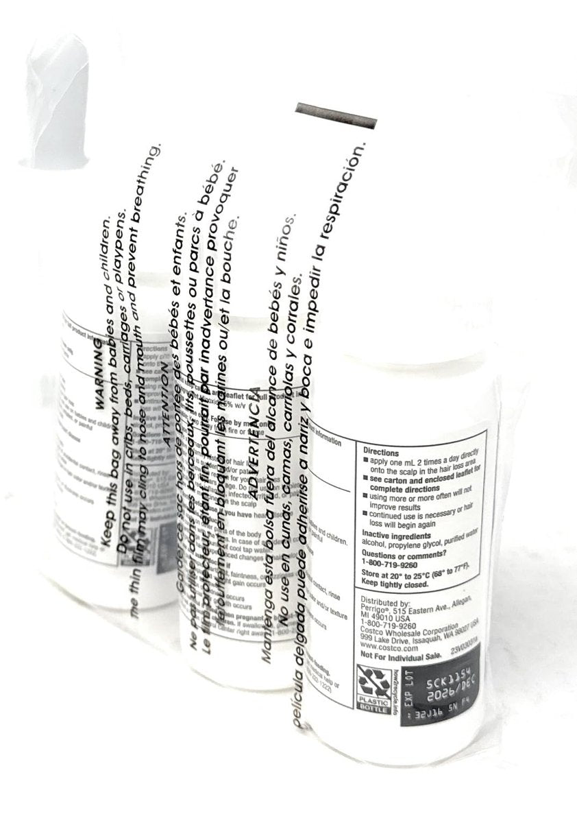 Kirkland Extra Strength Minoxidil Topical Solution USP 5% Hair Regrowth - 3-Month Supply - görsel 15