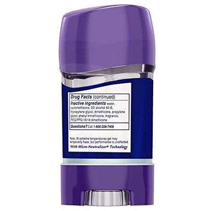 Lady Speed Stick 48HR Antiperspirant Deodorant Gel Fresh Fusion 2.30 oz (Pack of 6) Avelisse