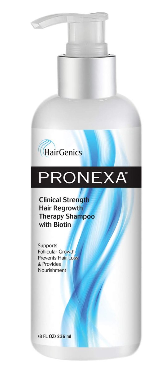 Pronexa Clinical Strength Hair Growth & Regrowth Therapy Shampoo with Biotin, Collagen & DHT Blockers for Thinning Hair, 8 fl. oz. Avelisse