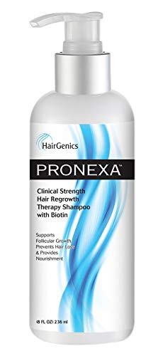 Pronexa Clinical Strength Hair Growth & Regrowth Therapy Shampoo with Biotin, Collagen & DHT Blockers for Thinning Hair, 8 fl. oz. Avelisse