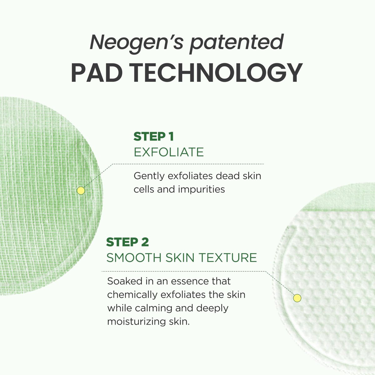 DERMALOGY by NEOGENLAB Bio-Peel Gauze Peeling Pads (Green Tea, 30 pads) – Exfoliating & Hydrating & Soothing PHA Peeling Pad Avelisse