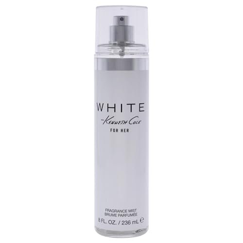 Kenneth Cole White for Her Body Mist – Fruity Fresh Feminine Fragrance with Mandarin, Vanilla & Orchid, 8 Fl Oz - görsel 2