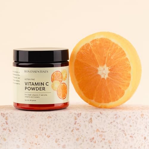 Bos Essentials Ultra Fine Vitamin C Powder – 100% Pure Ascorbic Acid, Non-GMO, Cosmetic-Grade, DIY Serum & Cream Base - görsel 13