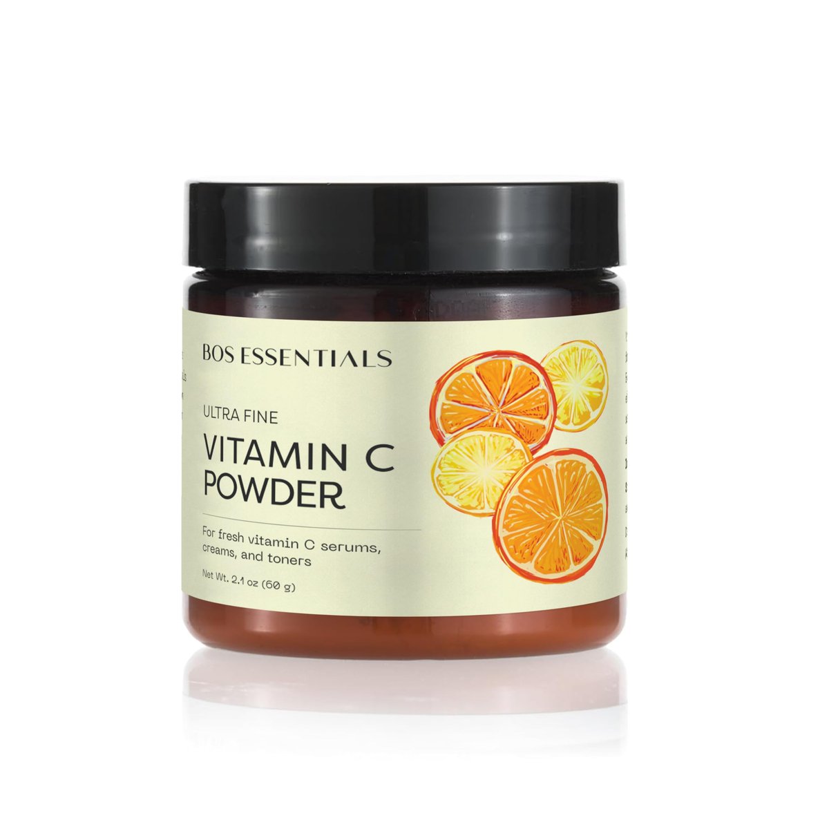 Bos Essentials Ultra Fine Vitamin C Powder – 100% Pure Ascorbic Acid, Non-GMO, Cosmetic-Grade, DIY Serum & Cream Base - görsel 6