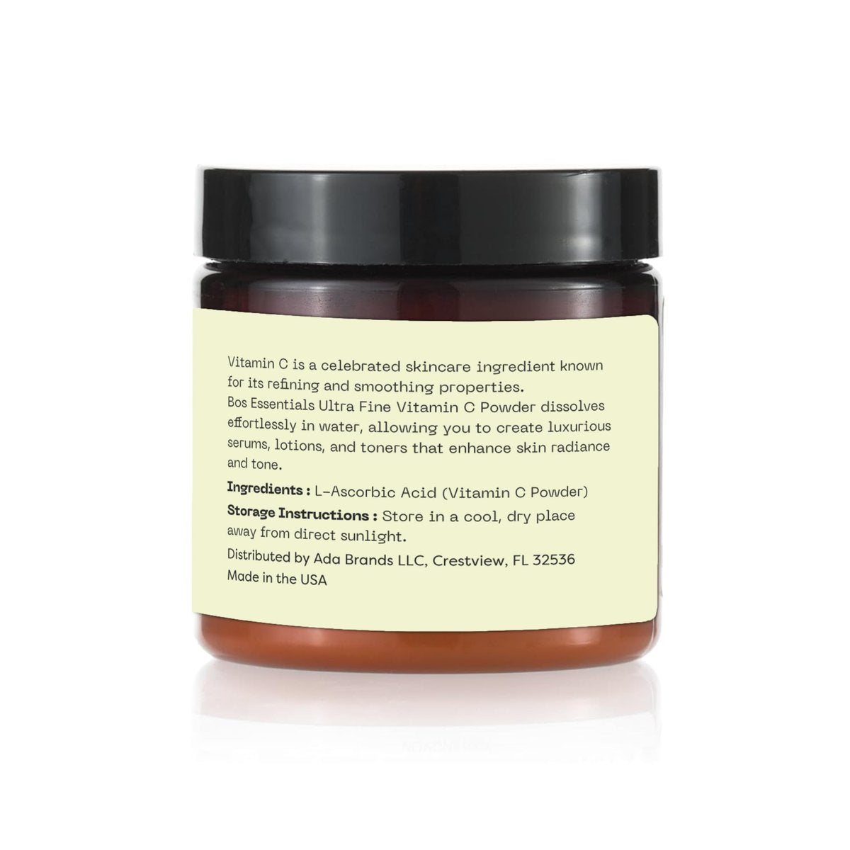 Bos Essentials Ultra Fine Vitamin C Powder – 100% Pure Ascorbic Acid, Non-GMO, Cosmetic-Grade, DIY Serum & Cream Base - görsel 8