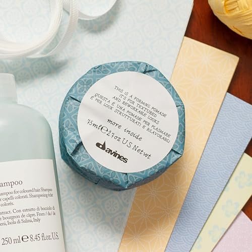 Davines This Is A Forming Pomade - Medium Hold, Lightweight Formula for Short Hair with Natural Shine & Memory Effect, 2.7 Fl Oz Avelisse