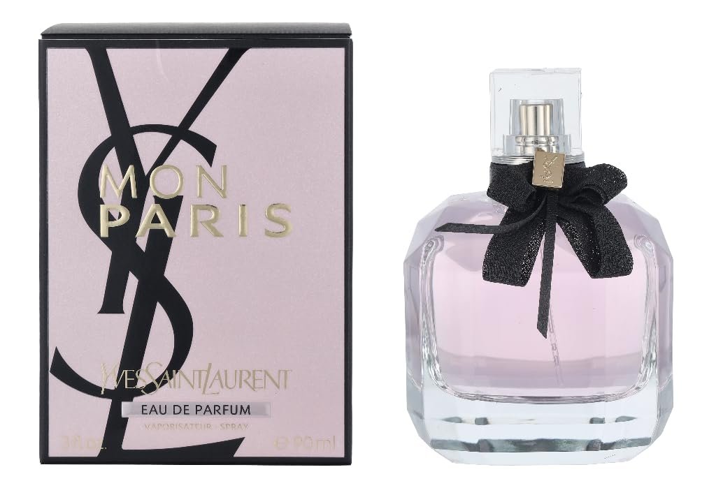 Yves Saint Laurent Mon Paris Eau de Parfum Spray, 3 Fl Oz - Floral Chypre Fragrance for Women Avelisse