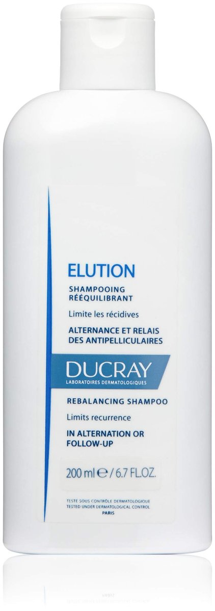Ducray Elution Rebalancing Shampoo – Gentle Scalp Care, 6.7 Fl Oz Avelisse