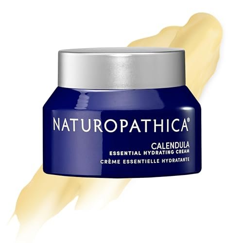 Naturopathica Calendula Essential Hydrating Cream - Soothing Face Moisturizer for Dry and Sensitive Skin, 1.7 oz Avelisse