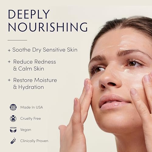 Naturopathica Calendula Essential Hydrating Cream - Soothing Face Moisturizer for Dry and Sensitive Skin, 1.7 oz Avelisse