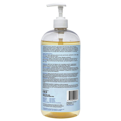 Dr. Natural Peppermint Castile Liquid Soap - 32 oz, Plant-Based, Organic Shea Butter, Multi-Purpose Soap
