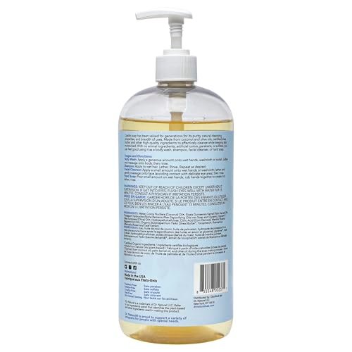 Dr. Natural Peppermint Castile Liquid Soap - 32 oz, Plant-Based, Organic Shea Butter, Multi-Purpose Soap - görsel 16