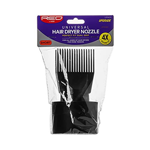 RED by KISS Universal Hair Dryer Nozzle - Perfect Fit Dual Grip Short UPIK01 - görsel 2