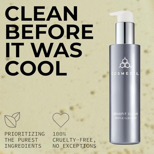 COSMEDIX Benefit Clean Gentle Face Wash Gel – Hydrating Facial Cleanser for Women & Men, Moisturizing Makeup Remover & Pore Minimizer for All Skin Types, 5 fl oz Avelisse