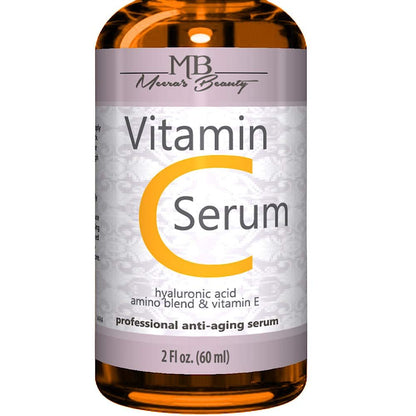 Double Sized (2 oz) Pure Vitamin C Serum for Face with Hyaluronic Acid - Anti Wrinkle, Anti Aging, Dark Circles, Age Spots, Pore Cleanser, Acne Scars, Organic Vegan Ingredients Avelisse