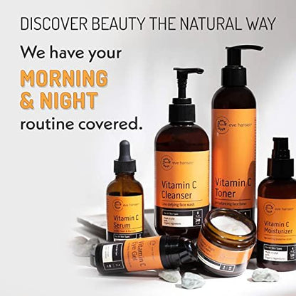 Eve Hansen Vitamin C Face Moisturizer - Lightweight Hydrating Cream with Vitamin B, Green Tea, Jojoba Oil - Cruelty-Free & Natural Ingredients - 4 oz Avelisse