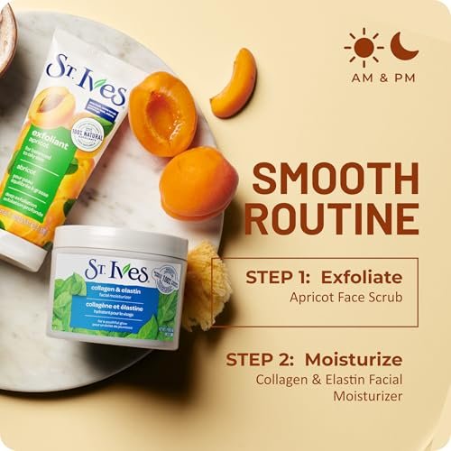 St. Ives Fresh Skin Apricot Face Scrub, Deep Exfoliator for Clean, Glowing Skin, Oil-Free Facial Scrub with 100% Natural Exfoliants, 6 oz (Pack of 4) - görsel 18
