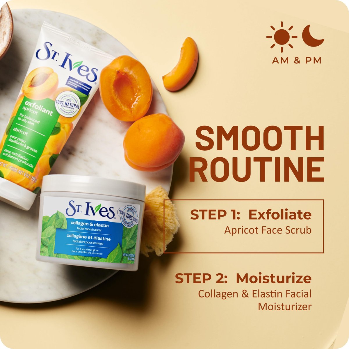 St. Ives Fresh Skin Apricot Face Scrub, Deep Exfoliator for Clean, Glowing Skin, Oil-Free Facial Scrub with 100% Natural Exfoliants, 6 oz (Pack of 4) - görsel 17