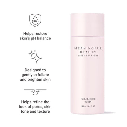 Meaningful Beauty Pore Refining Toner – 6 Fl Oz, Gentle Daily Toner for Smoother, Radiant Skin Avelisse