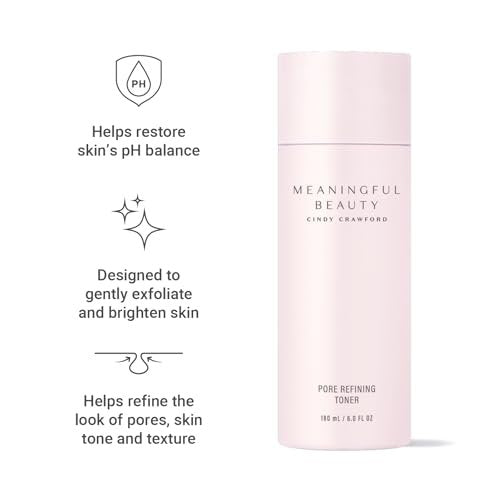 Meaningful Beauty Pore Refining Toner – 6 Fl Oz, Gentle Daily Toner for Smoother, Radiant Skin Avelisse