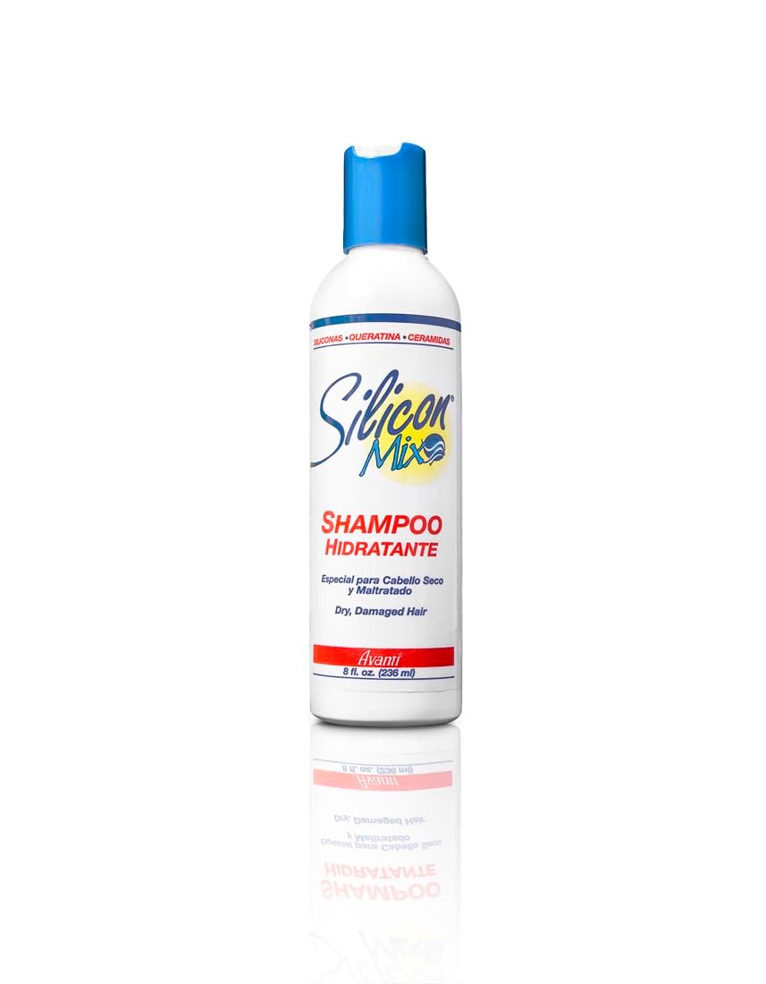 Silicon Mix Hidratante Shampoo 8 oz - Hydrating Shampoo for Dry, Damaged Hair - görsel 1