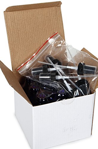 Vivaplex 6-Pack 2 oz Cobalt Blue Glass Bottles with Black Fine Mist Sprayers - görsel 8