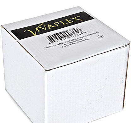 Vivaplex 6-Pack 2 oz Cobalt Blue Glass Bottles with Black Fine Mist Sprayers