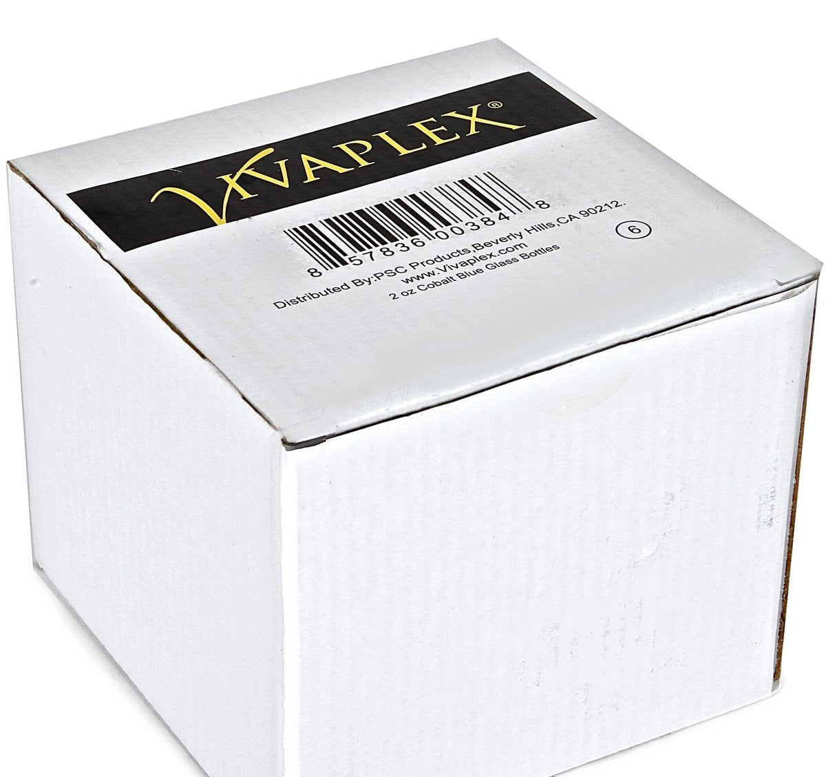Vivaplex 6-Pack 2 oz Cobalt Blue Glass Bottles with Black Fine Mist Sprayers - görsel 3